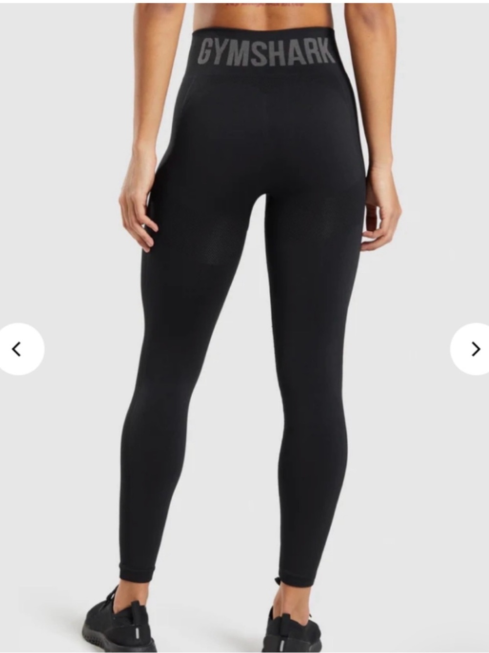 Gymshark Black High-Rise Seamless Leggings